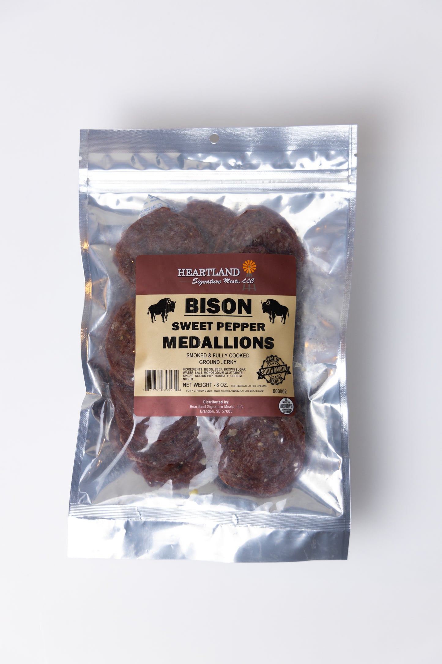 Bison Sweet Pepper Medallions