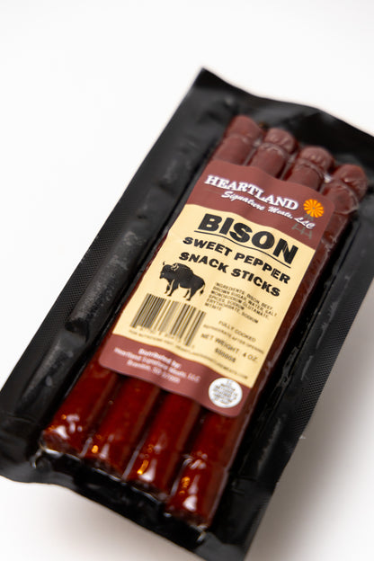 Bison Sweet Pepper Snack Sticks - 2 Packages